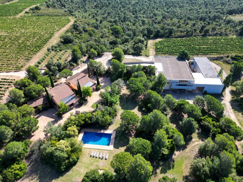 Exclusive Estate with Twin Homes and Wine Cellar Surrounded by 8 Hectares of Vineyards in Alt Empordà, Costa Brava.