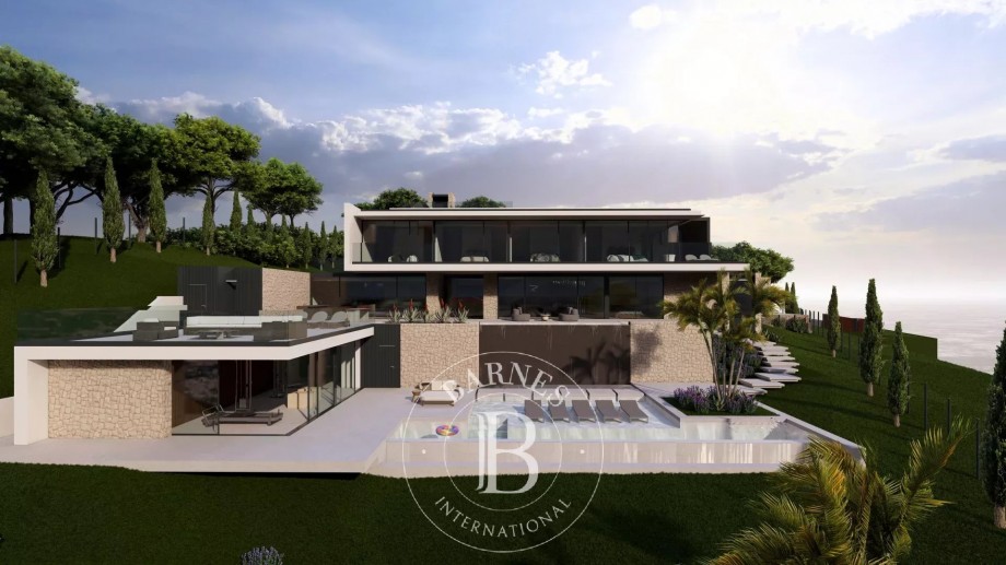 Casa de luxe amb vistes panoràmiques al mar a Sant Andreu de Llavaneres, Barcelona