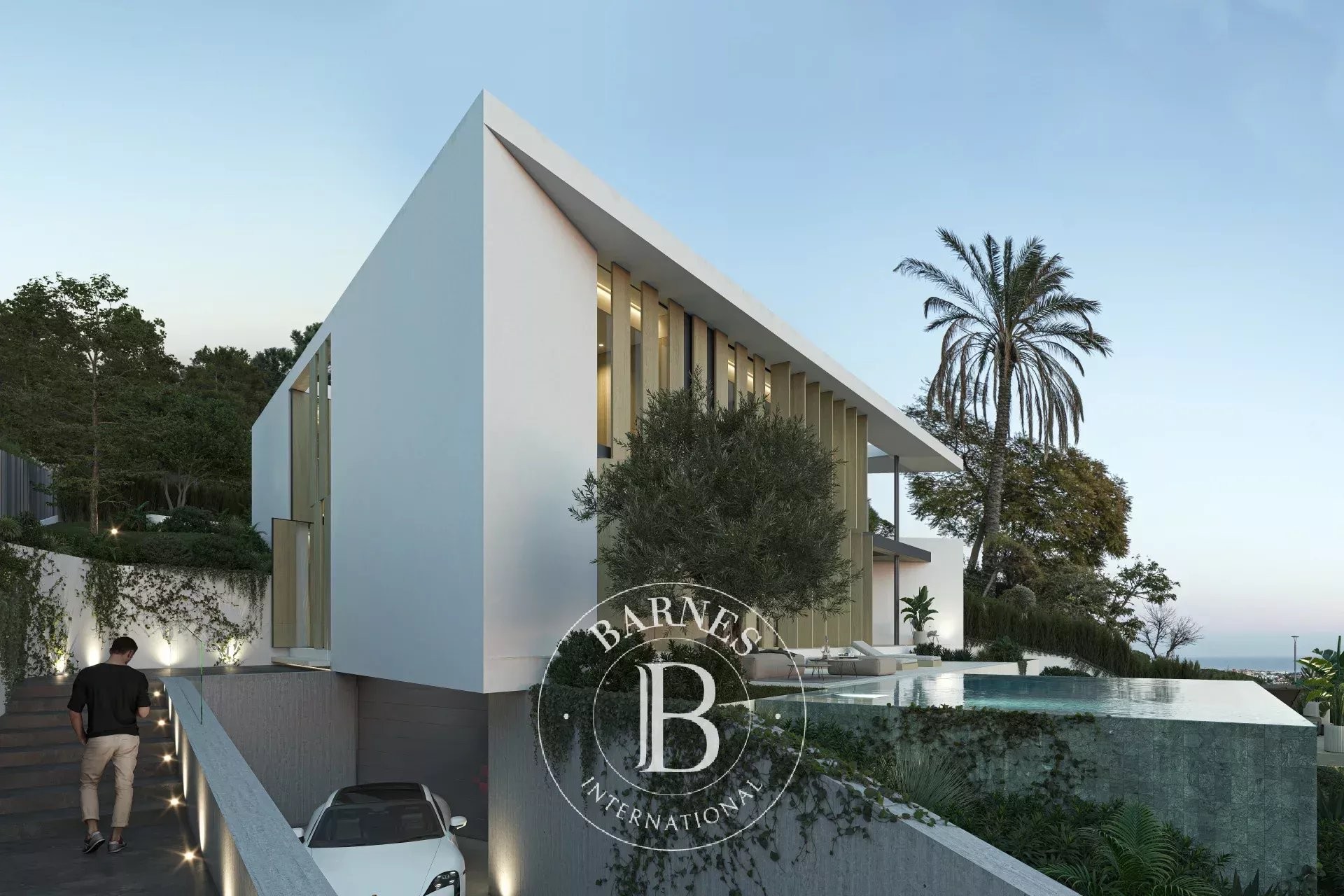 Exclusiva villa de diseño con vistas al mar en la costa norte de Barcelona. - picture 2